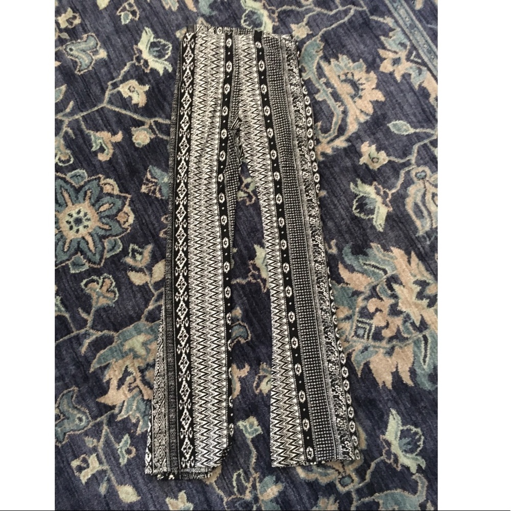 Decorated  Aztec flare pants
